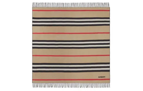 Burberry Knit Scarves Unisex Multicolor