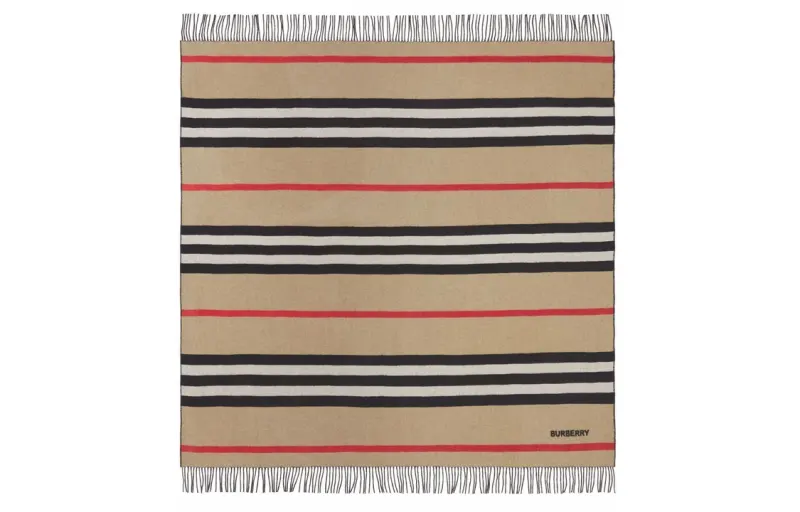 Burberry Knit Scarves Unisex Multicolor
