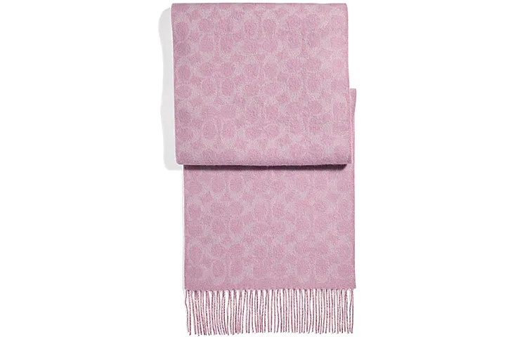 COACH Knit Scarves Women's Pink