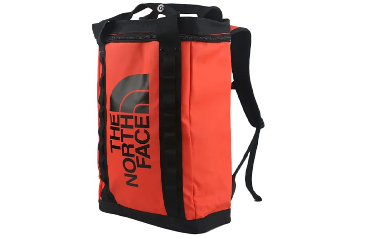 THE NORTH FACE 26L Backpack Outdoor Bag Fabric Orange Unisex