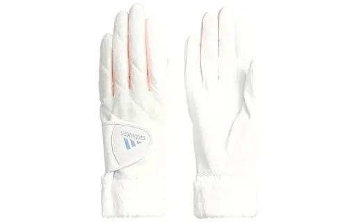 Adidas Knit Gloves Women's White