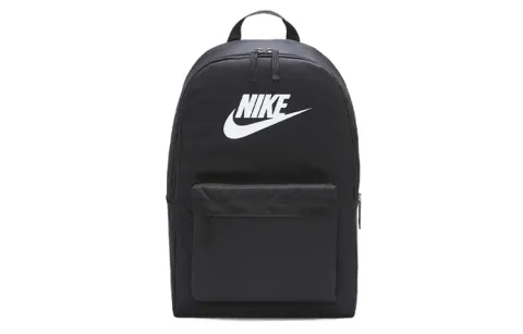 Nike Heritage Polyester Laptop Bag Backpack Regular Unisex Black
