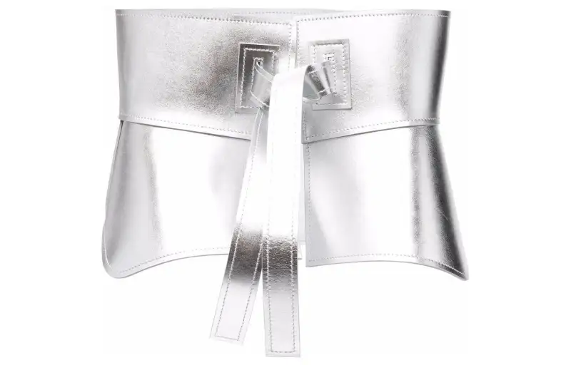 LOEWE Leather Belts Women's Silver /