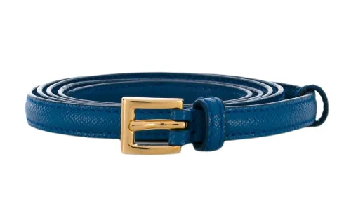 PRADA Leather Belts Unisex Blue
