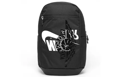 Jordan Polyester Basketball Bag Backpack Regular Unisex Black