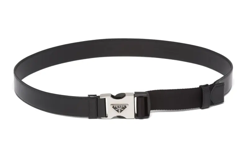 【Previous Season】branded side-release buckle belt