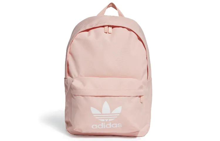Adidas Originals Trefoil Polyester Backpack Regular Unisex Cream Pink