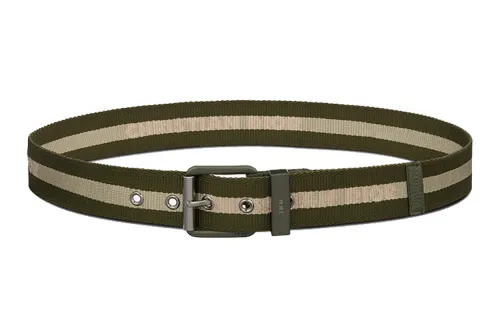 DIOR Homme Striped Buckled Belt