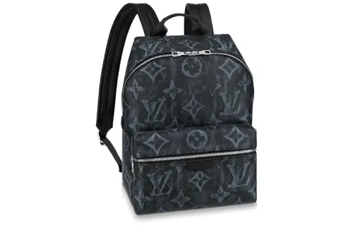 LOUIS VUITTON Monogram Pastel Noir Canvas Discovery Backpack Pm