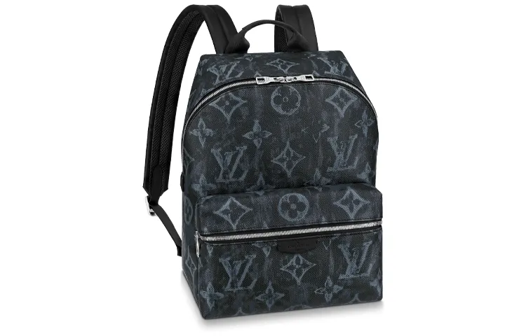 LOUIS VUITTON Monogram Pastel Noir Canvas Discovery Backpack Pm
