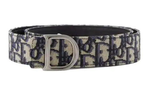DIOR Leather Belts Men's Black
