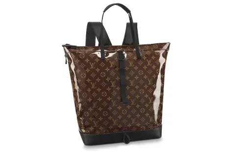 LOUIS VUITTON Coated Canvas Backpack Large Men's Monogram Brown