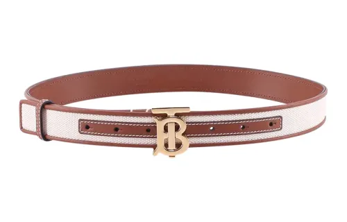 Burberry Monogram Plauqe Buckle Belt