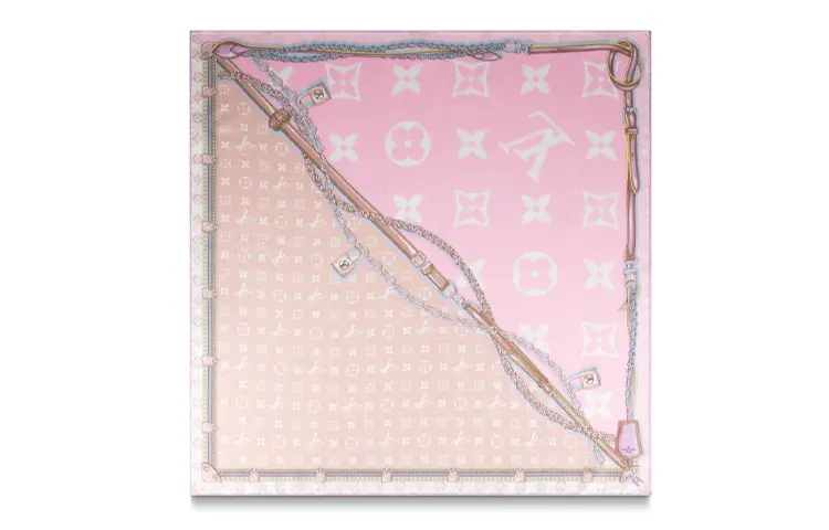 LOUIS VUITTON MATCH Scarves Women's Light Pink