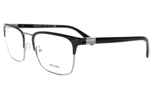 PRADA Prescription Glasses Men's Black/Silver