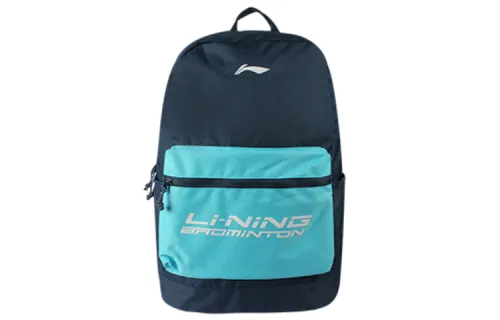 Li Ning Fabric Mountaineering Bag Backpack Regular Unisex Blue