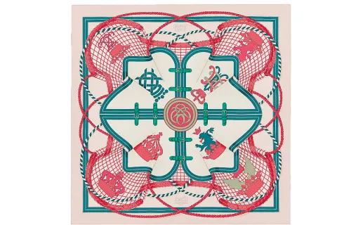 HERMES Scarves Women's Pink
