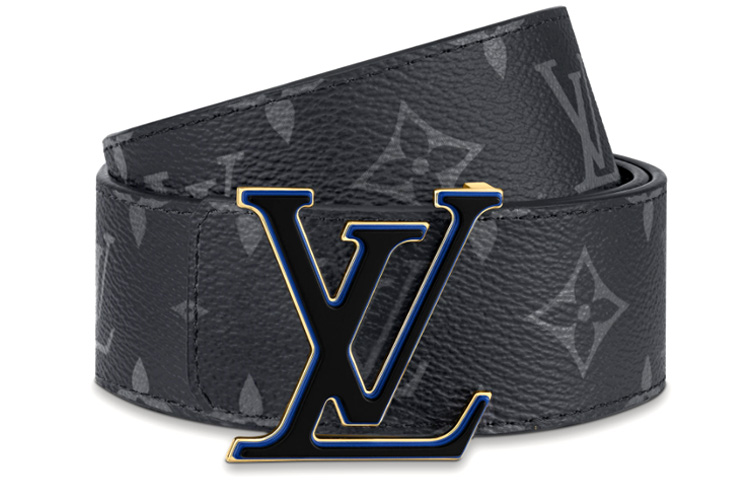Мужской ремень Louis Vuitton LOUIS VUITTON 4cm (черный) — фото 3
