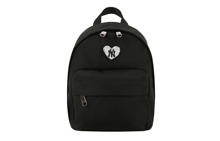 MLB Athleisure Polyamide Heart Crossbody Bag Backpack Mini Unisex Black
