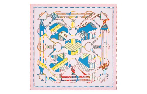 HERMES Scarves Women's Pink