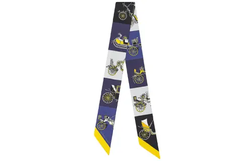 HERMES Twilly Silk Scarves Unisex