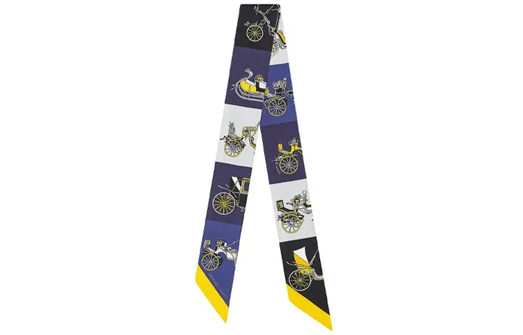 HERMES Twilly Silk Scarves Unisex