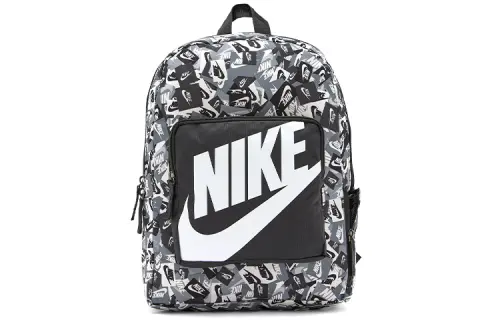 Nike All Over Print Polyester Backpack Regular Unisex Black