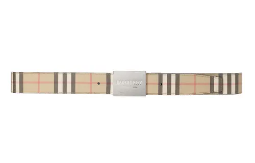 【Previous Season】reversible Vintage Check print belt