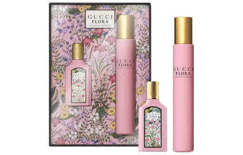 GUCCI Sample Set, Dreamy Gardenia, Perfume Trial Pack Two Piece Set, Floral Scent Eau De Parfum EDP Pear Blossom Orange