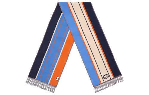 GUCCI Knit Scarves Unisex Multicolor