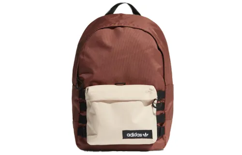 Adidas Originals Trefoil Polyester Backpack Unisex Multicolor/Brown