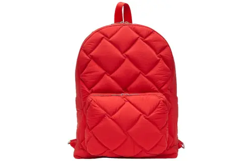 Bottega Veneta Nylon Backpack Regular Men's Red