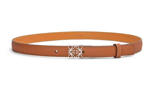 LOEWE Leather Belts Women's Tan Width 2cm