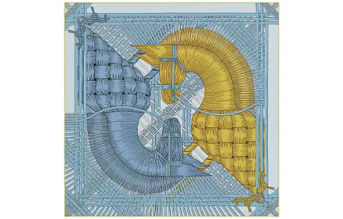HERMES Masan & Masan Scarves Women's