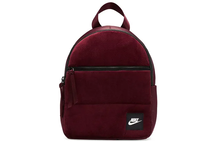 Nike Nylon Backpack Mini Unisex Brown Red