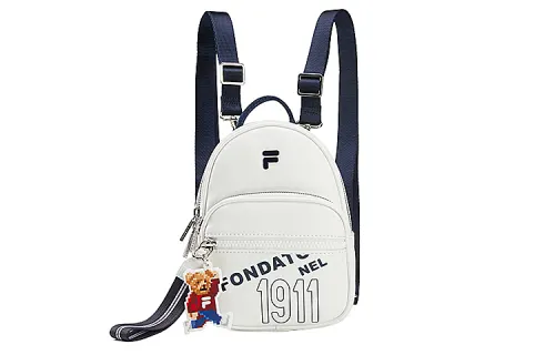 FILA Pu Backpack Regular Unisex White