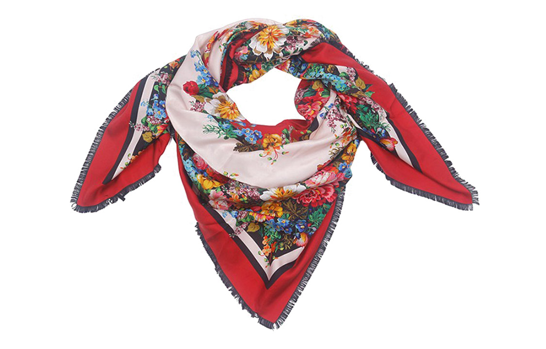 Женский платок Gucci (красный)