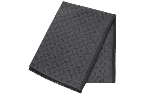 Gucci GG-jacquard wool scarf