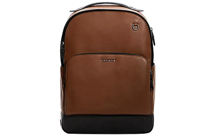 COACH Graham Cow Leather Backpacks Large Men's Brown