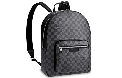 LOUIS VUITTON Josh Checkerboard Coated Canvas Backpack Regular Men's Graphite