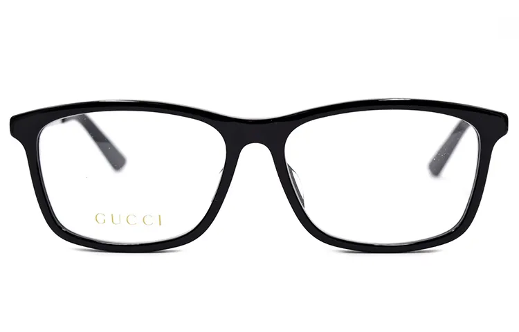 GUCCI Rectangular Prescription Glasses Men's