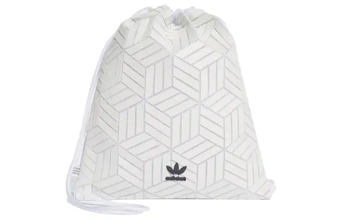 Adidas Originals Fabric Drawstring Bag Backpack Regular Unisex White