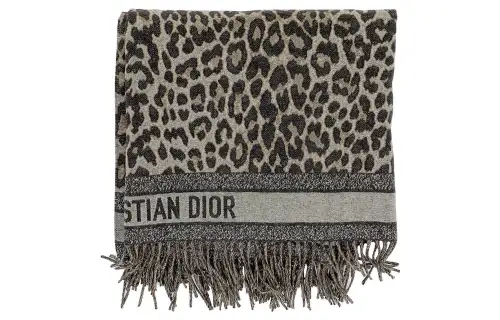 DIOR Knit Scarves Unisex Light Umber