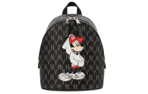 MLB Disney, Collaboration Polyester Backpack Mini Women's Black