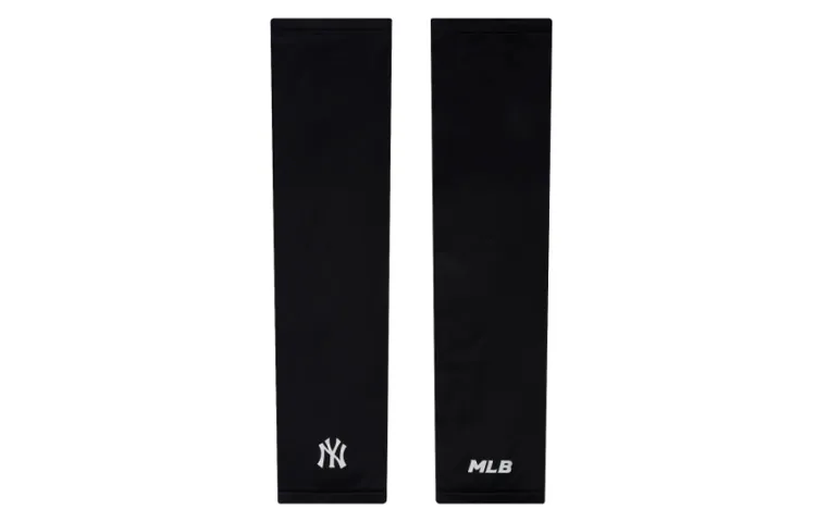 MLB Nylon, Polyurethane Sun Protection Sleeves Unisex Black