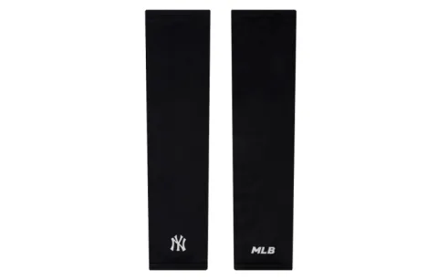 MLB Nylon, Polyurethane Sun Protection Sleeves Unisex Black