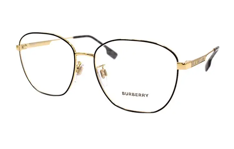 Burberry Irregular Shape Eyeglass Frames Men's