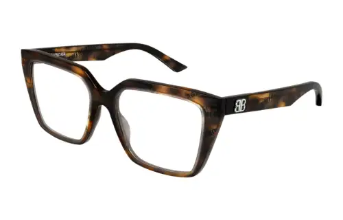 Balenciaga Plate Frame Square Eyeglass Frames Unisex