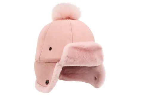 UGG Sheepskin Hats & Caps Women's Pink
