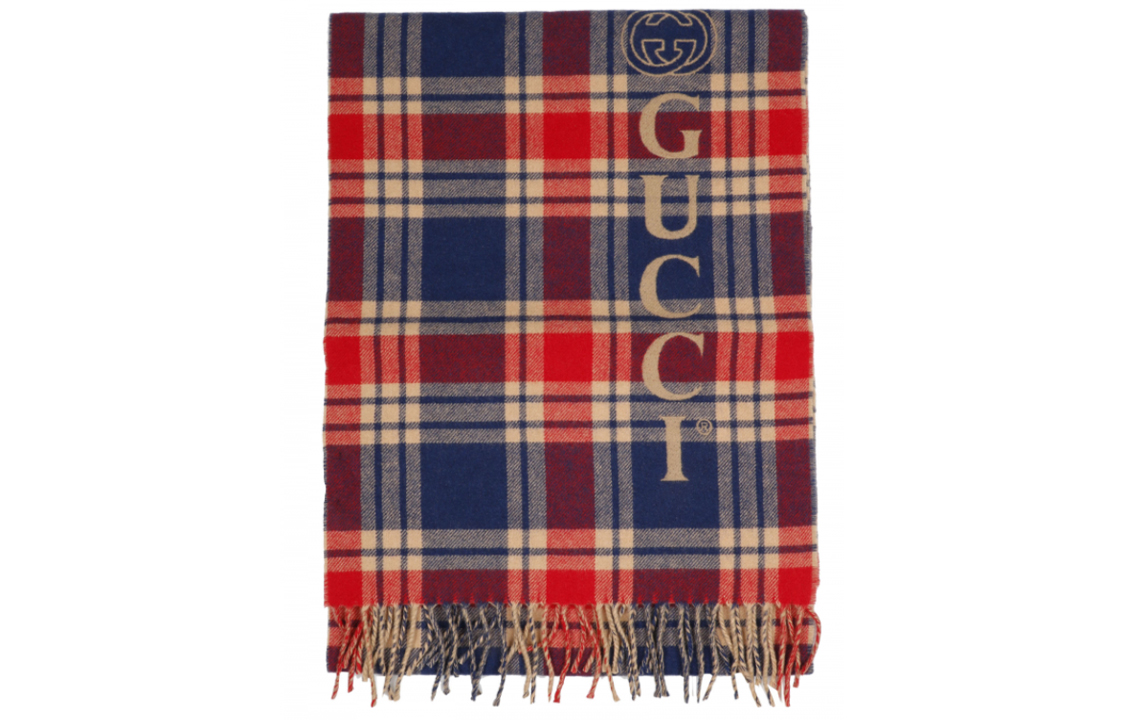 Шарф Gucci GUCCI (синий)